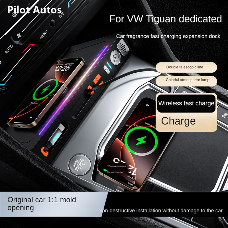 Car Fast Charger 130W Docking  - Car Air Freshener ulasan dan harga