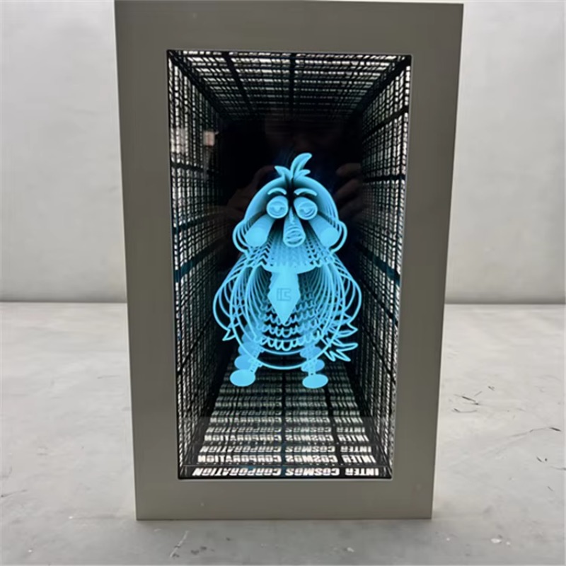 LED Infinity 3D Mirror Buildin - Car Mirror ulasan dan harga