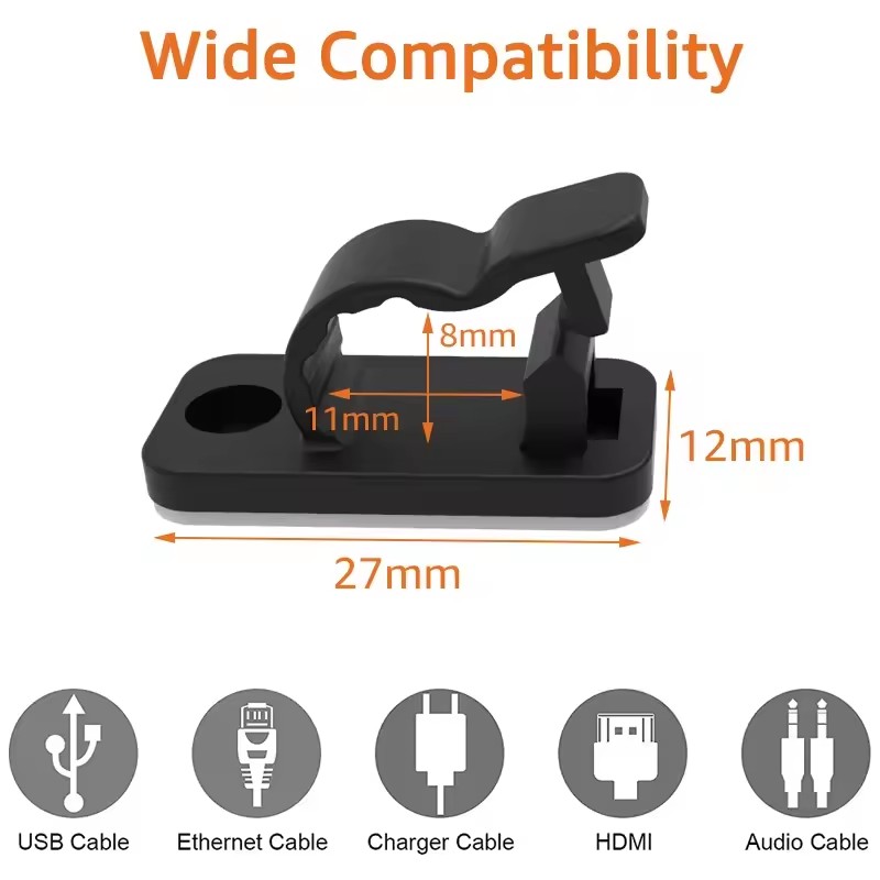 Self Adhesive Cable Clips Cord - Car Cable Organizer ulasan dan harga