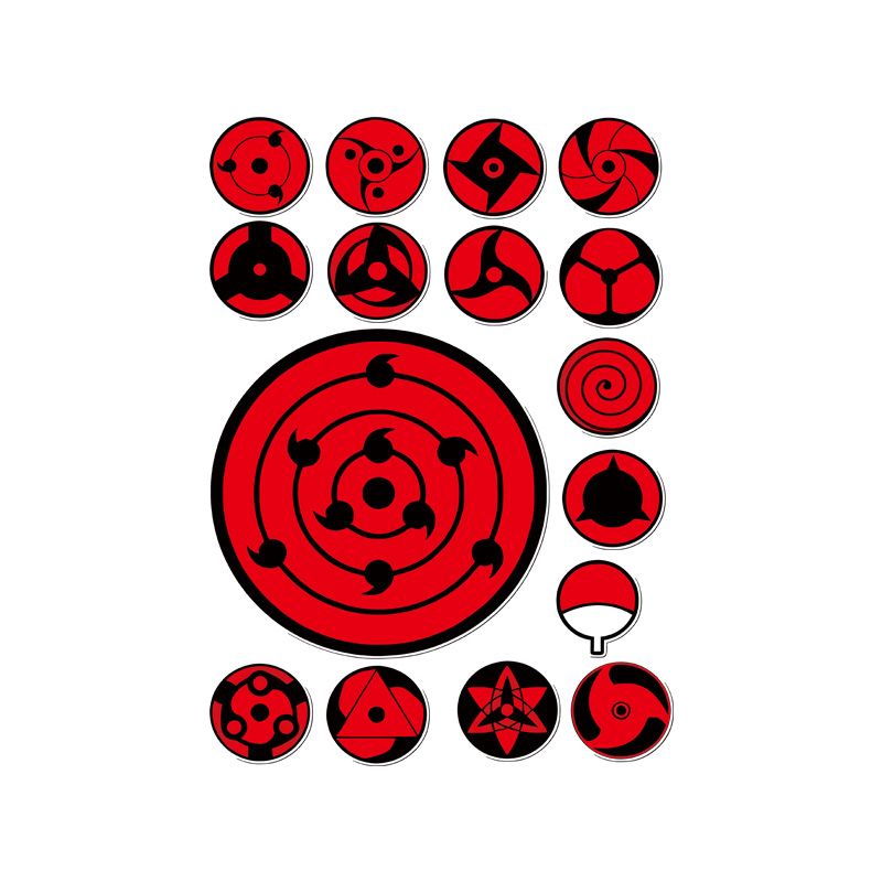 Sharingan Eye Die-cut Sticker  - Car Accessories Japanese ulasan dan harga