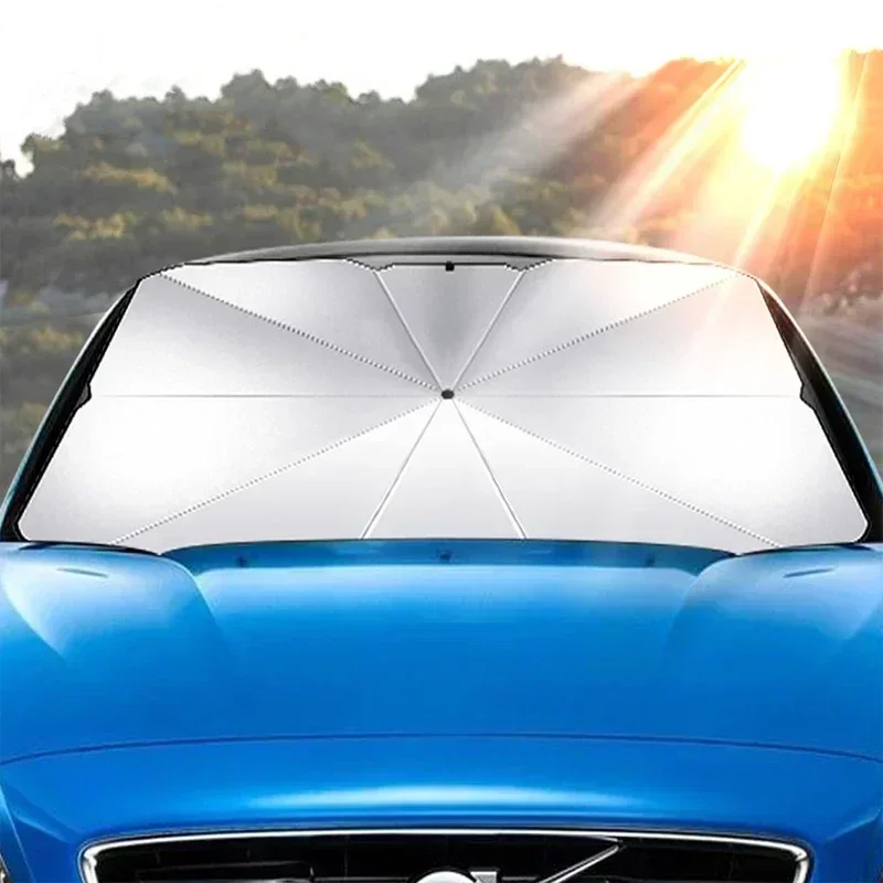 Portable Car Sunshade Inside F - Windshield Sun Shade ulasan dan harga