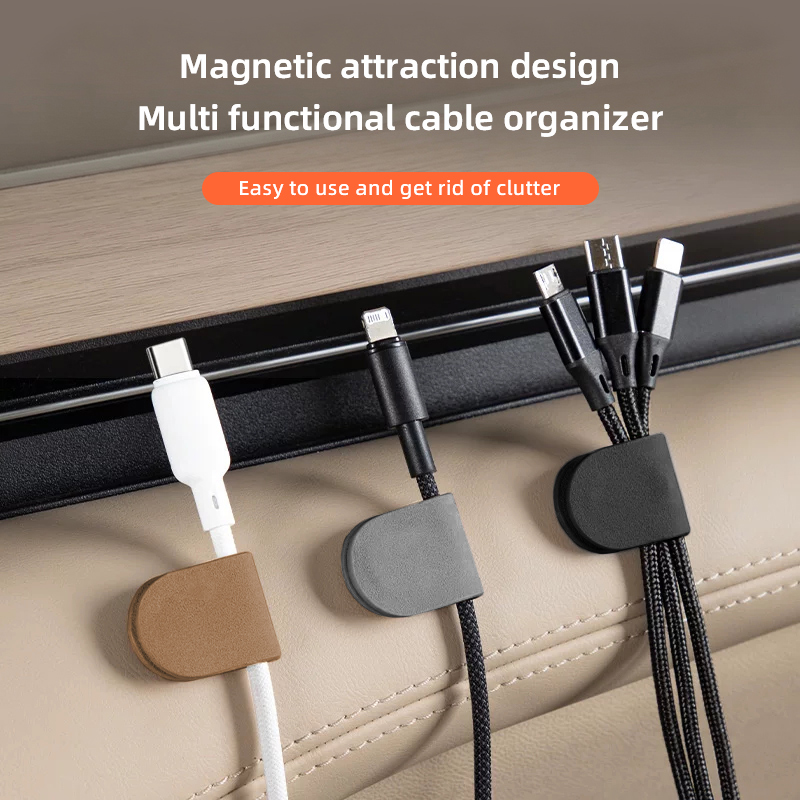 1/2/4PCS Magnetic Car Cable Or - Car Cable Organizer ulasan dan harga